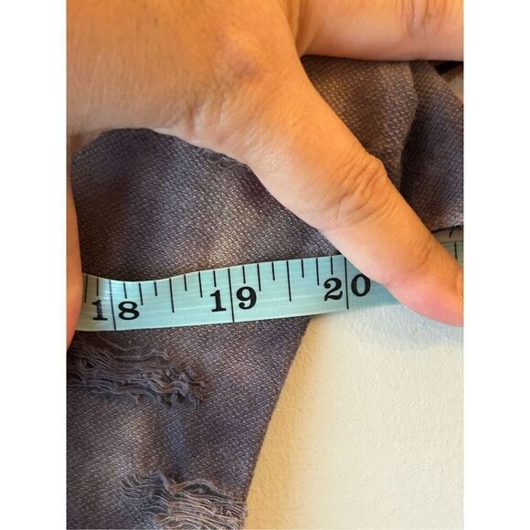 Anthropologie Fate Tie-dye Distressed Terrycloth Romper sz S boho-chic earth-ton - Picture 6 of 11